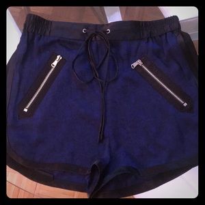 3.1 Phillip Lim Satin-trimmed Damask Shorts